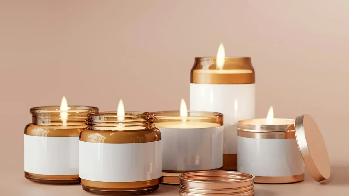 bougie faite maison — Bougie faite maison : Kit pour faire des bougies parfumées